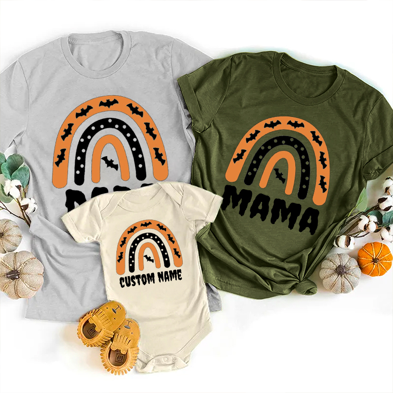 Rainbow Halloween Matching Shirts