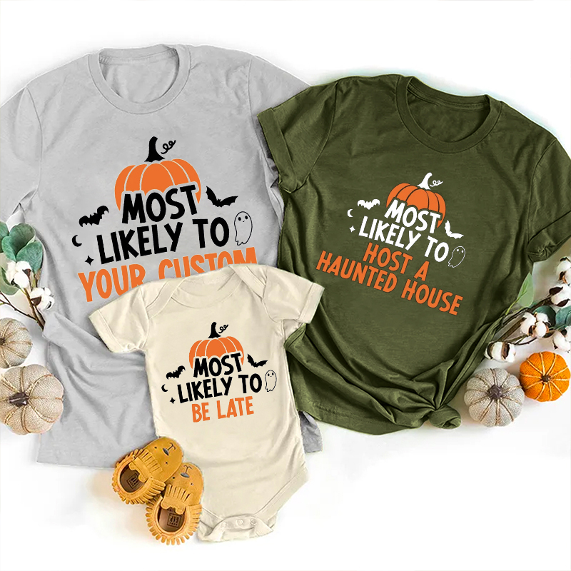 Most Likely To Halloween Matching Shirts