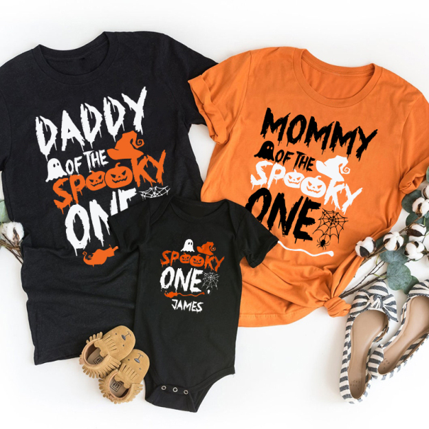 One Funny Spooky Halloween Family Matching Shirts