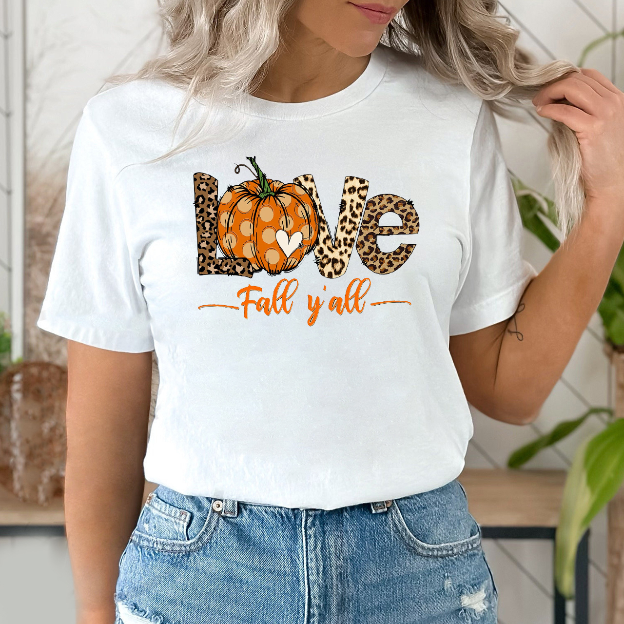 Peace Love Fall Y'All Shirts