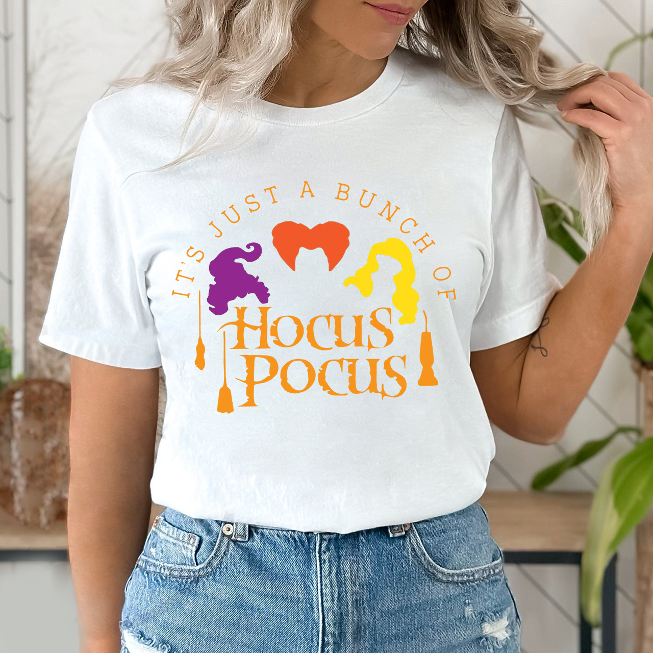 It's Just a Bunch of Hocus Pocus Halloween Party Shirts