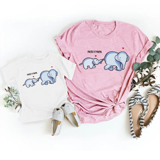 Elephant Mommy Mom&Me Shirt