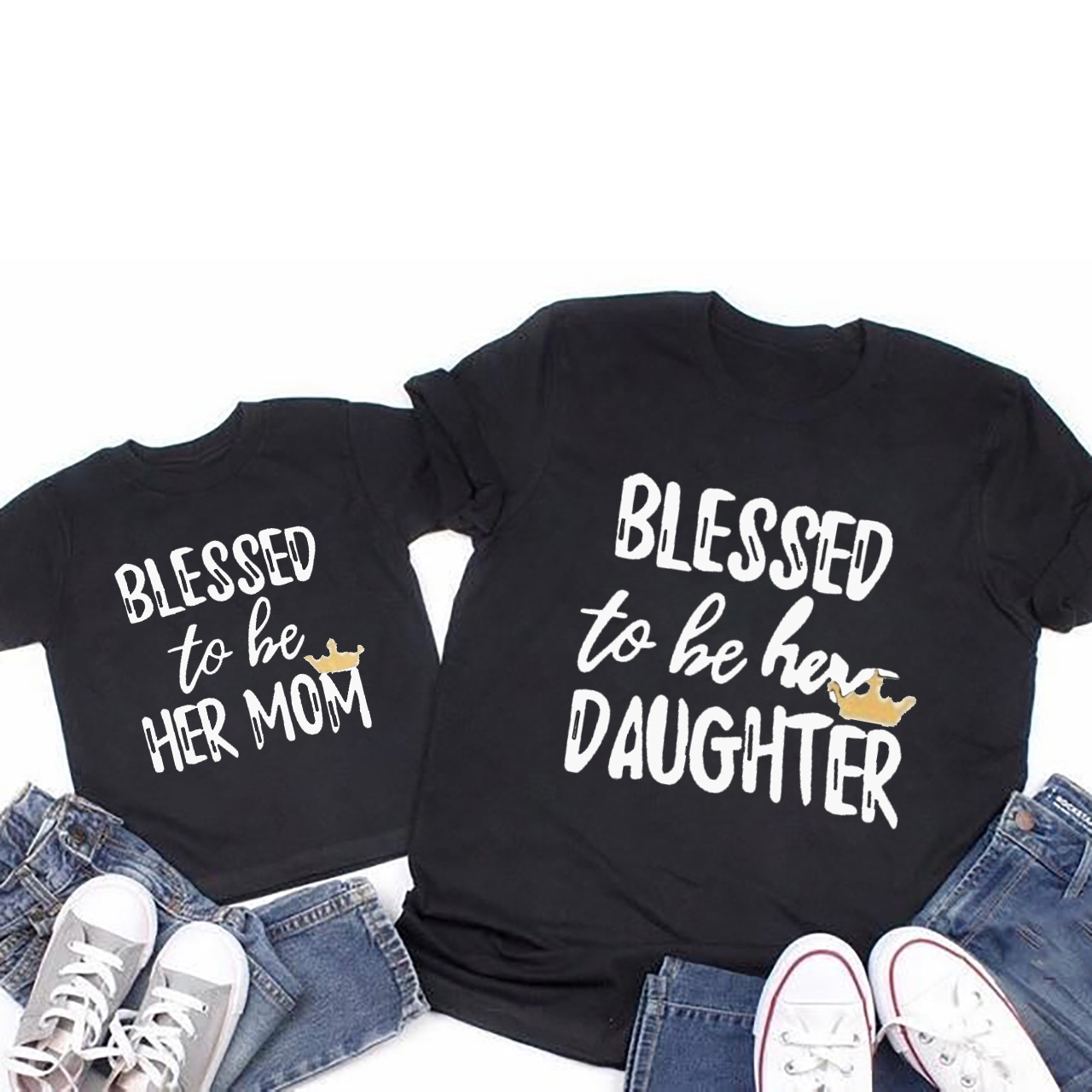 Blessed To Be Matching Tees For Mom&Me