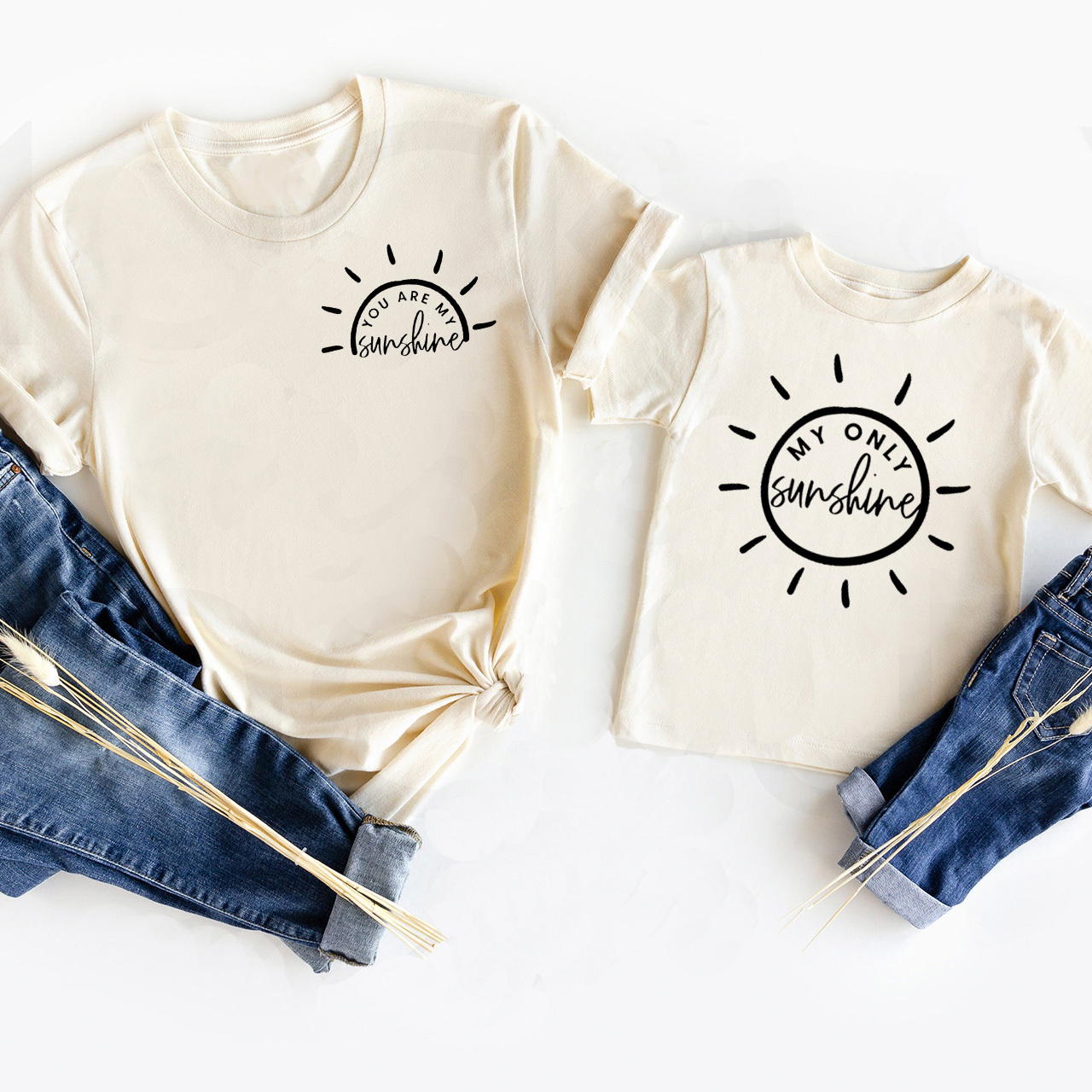 You are My Sunshine Matching Tees For Mom&Me