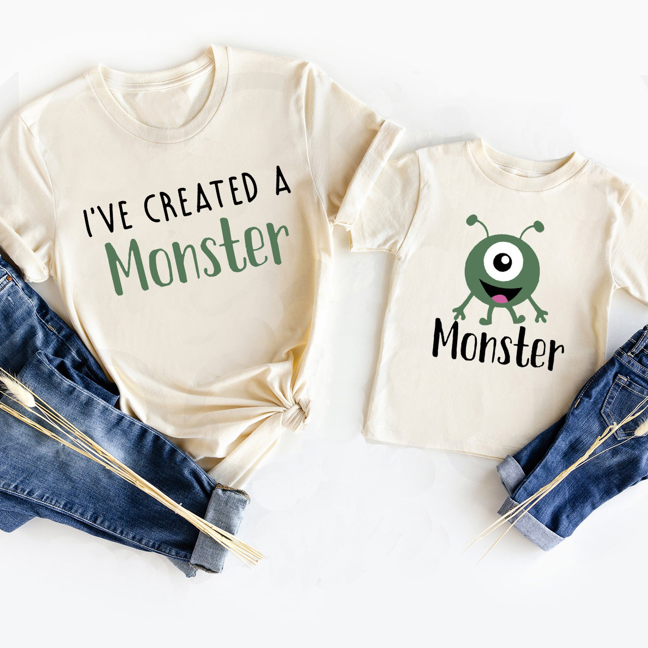 I've Created A Monster Matching Tees For Mother's Day