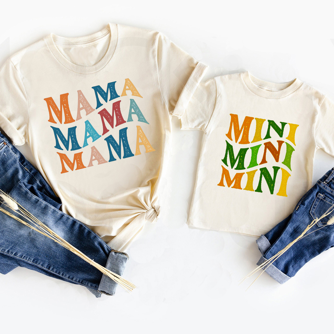 Wave MAMA & MINI Matching Tees For Mother's Day