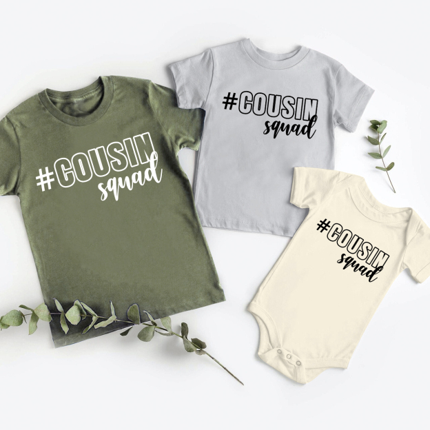 #Cousin Squad Siblings Matching Shirt