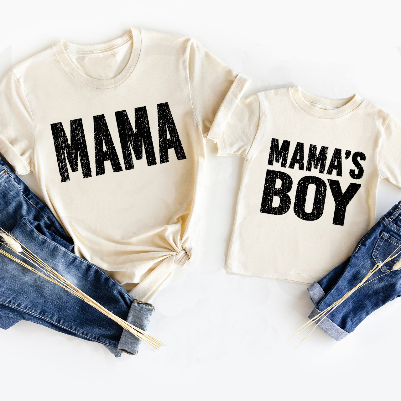 Camo Mama and Son Matching T-Shirts