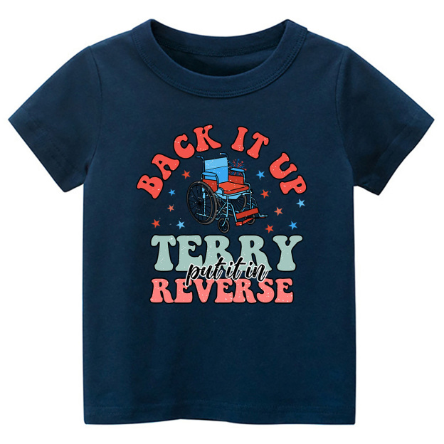 Back In UP Pew Independence Day Toddler Tees