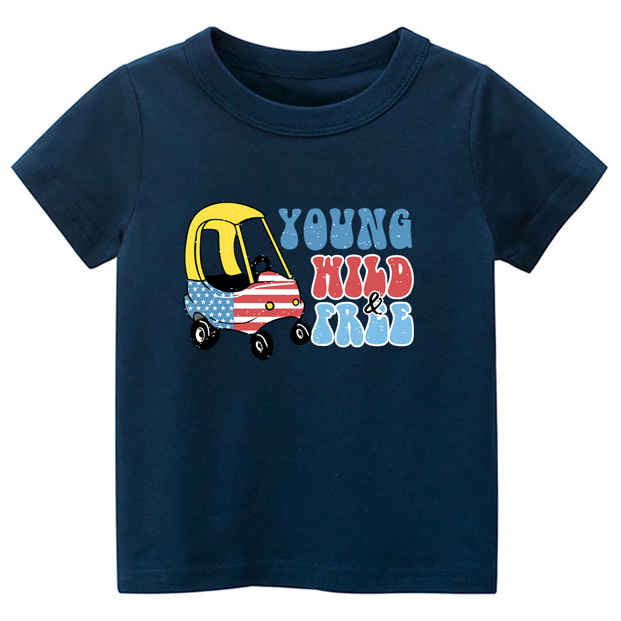 Young Wild&Free Independence Day Toddler Tees