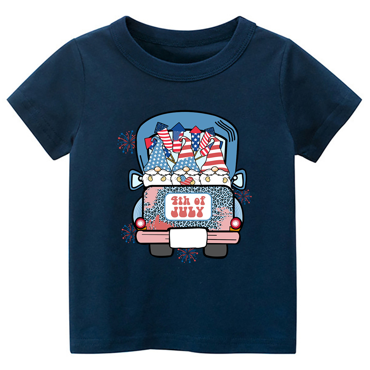 4th Of July Truck Toddler Tees