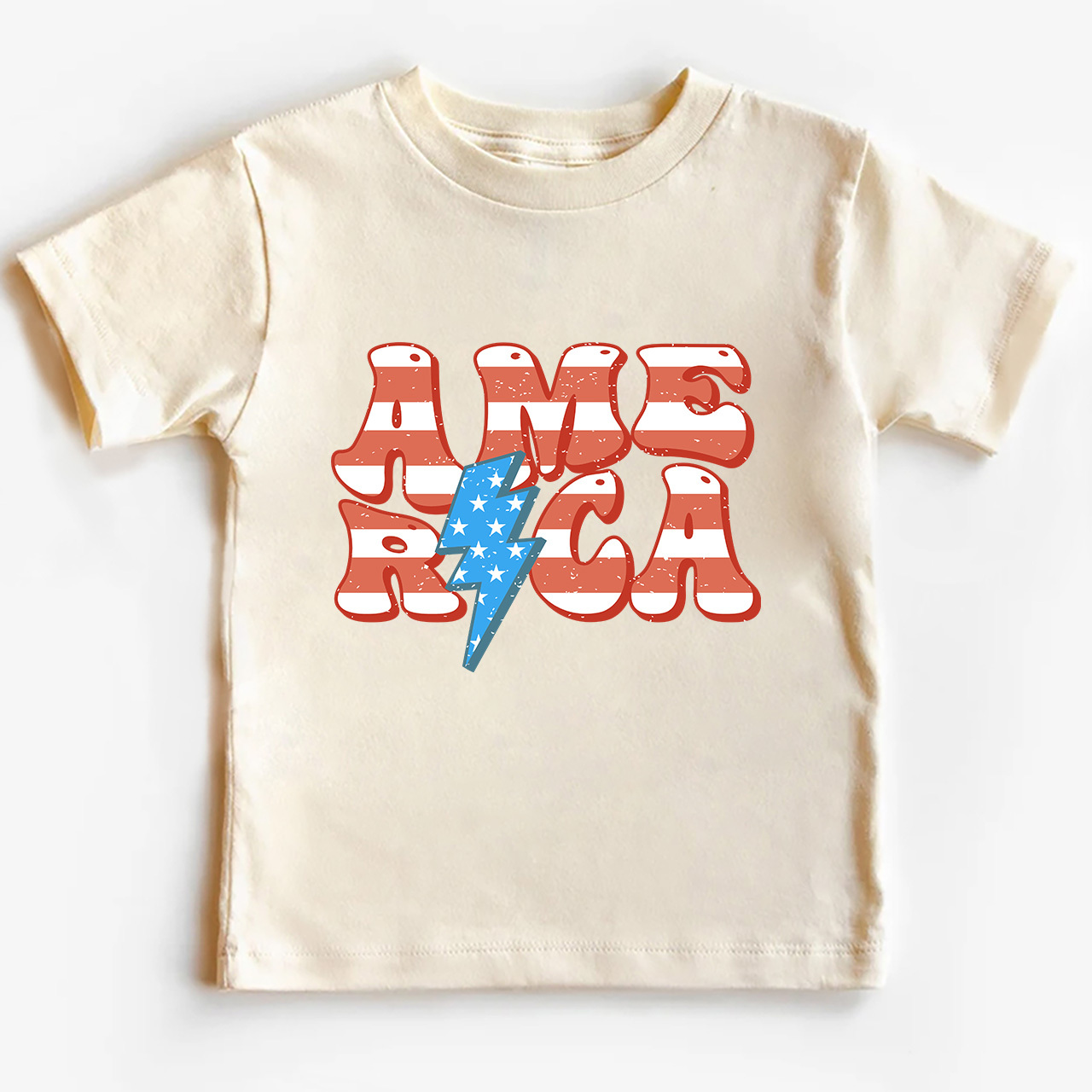 American Independence Day Retro Toddler Tees