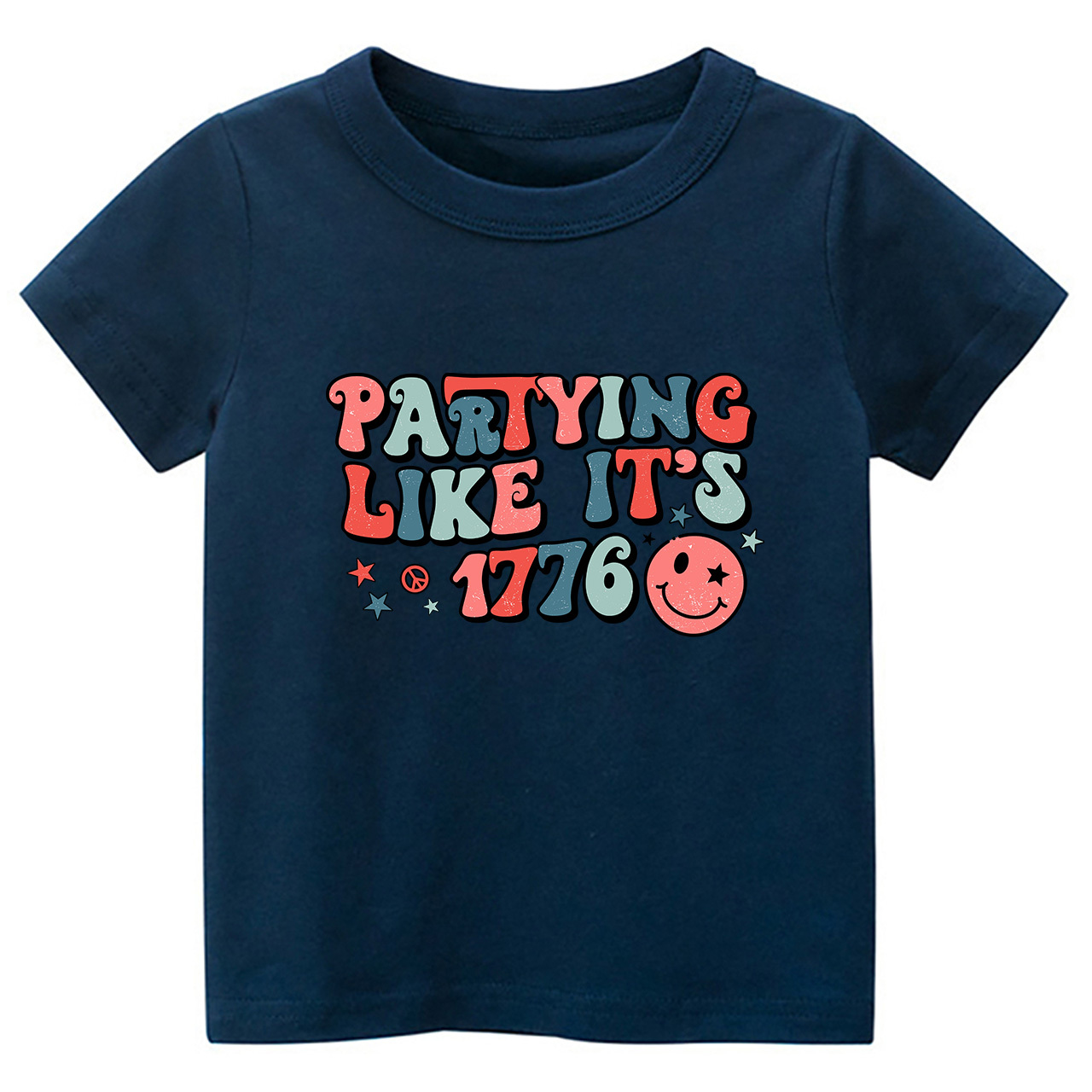 Partying Like It's 1776 Retro Toddler Tees