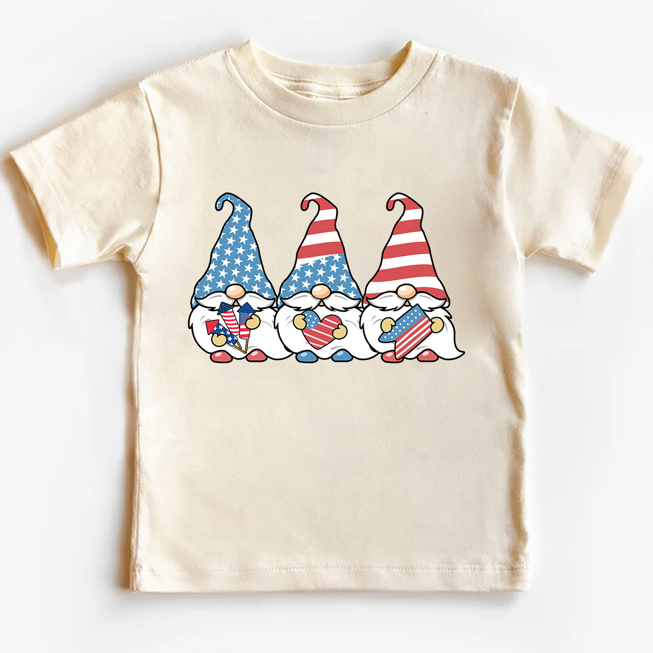 4th Of July Gnome Toddler Tees