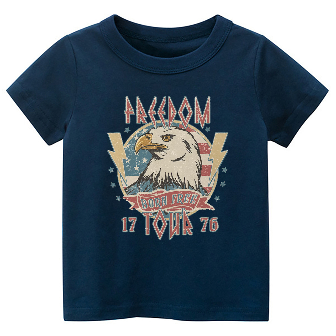 Freedom Born Free 1776 Tour Toddler Tees