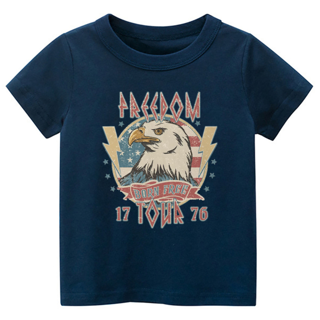 Freedom Born Free 1776 Tour Toddler Tees