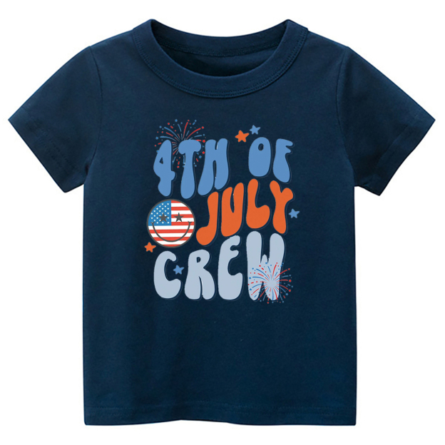 Groovy 4th of July Crew Toddler Tees