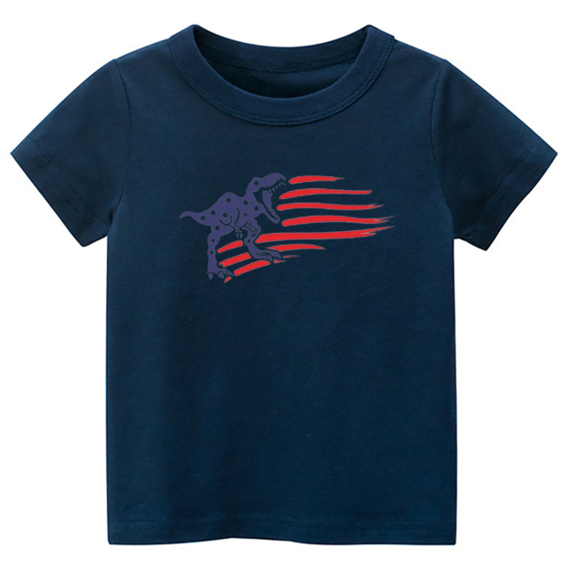 Patriotic Dinosaur Toddler Tees