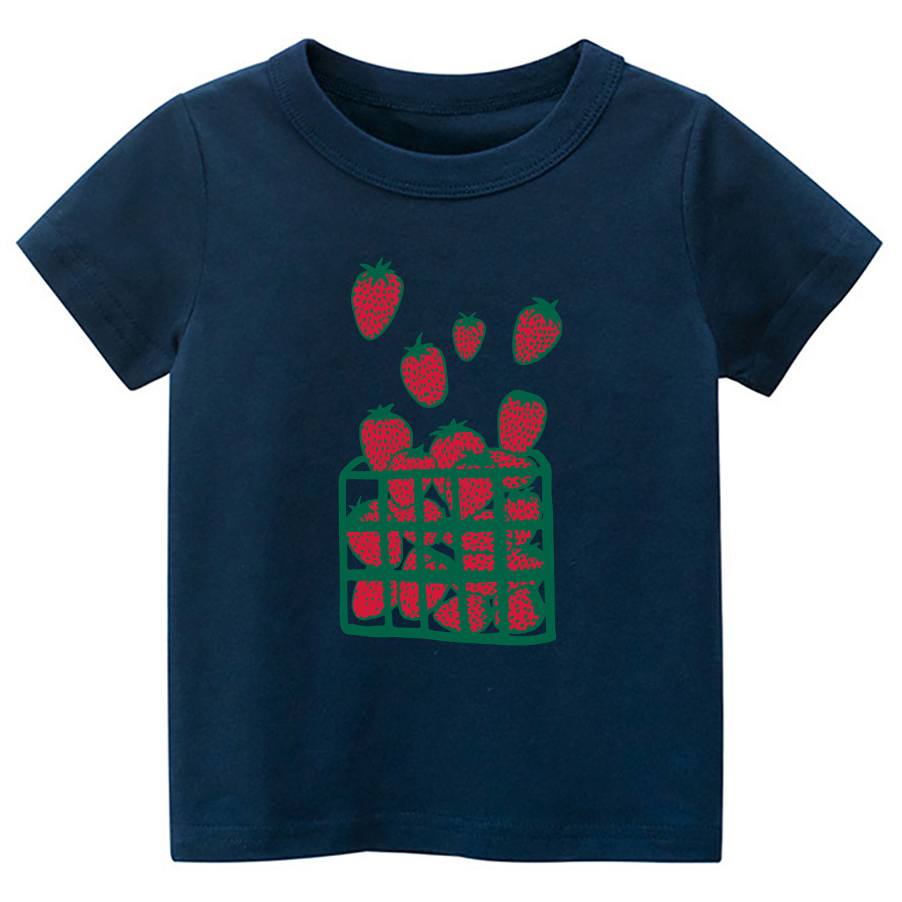 Strawberry Print Kids T-Shirts
