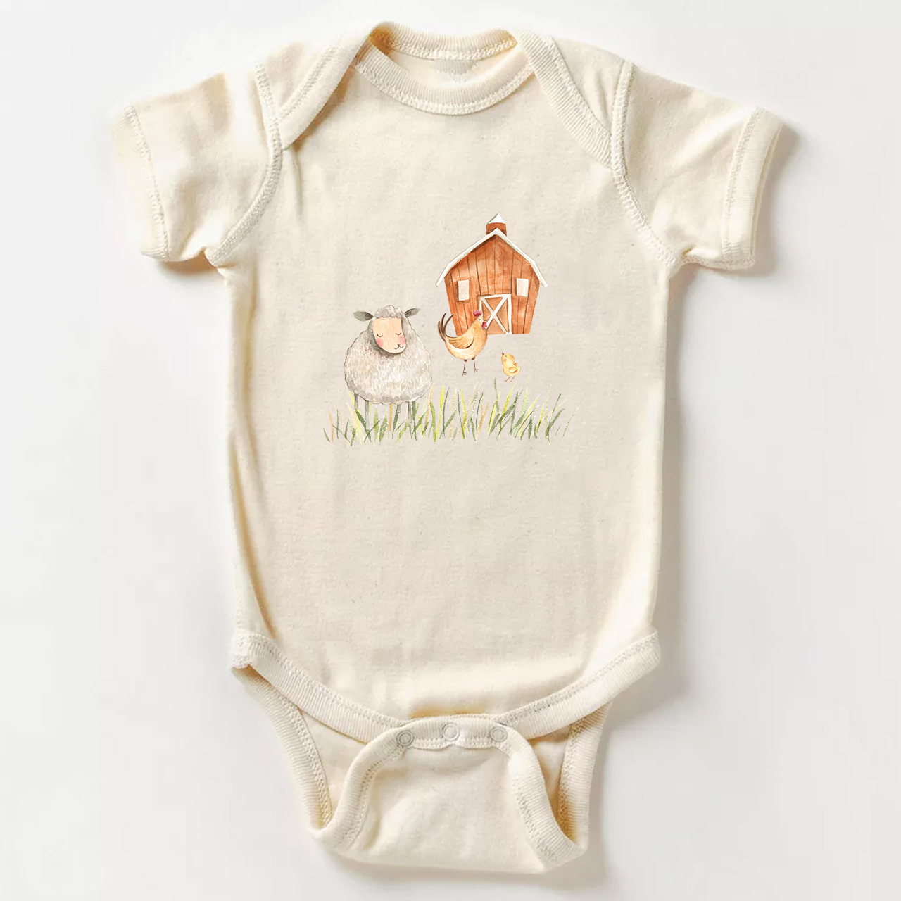 Lamb's Home Baby Bodysuit