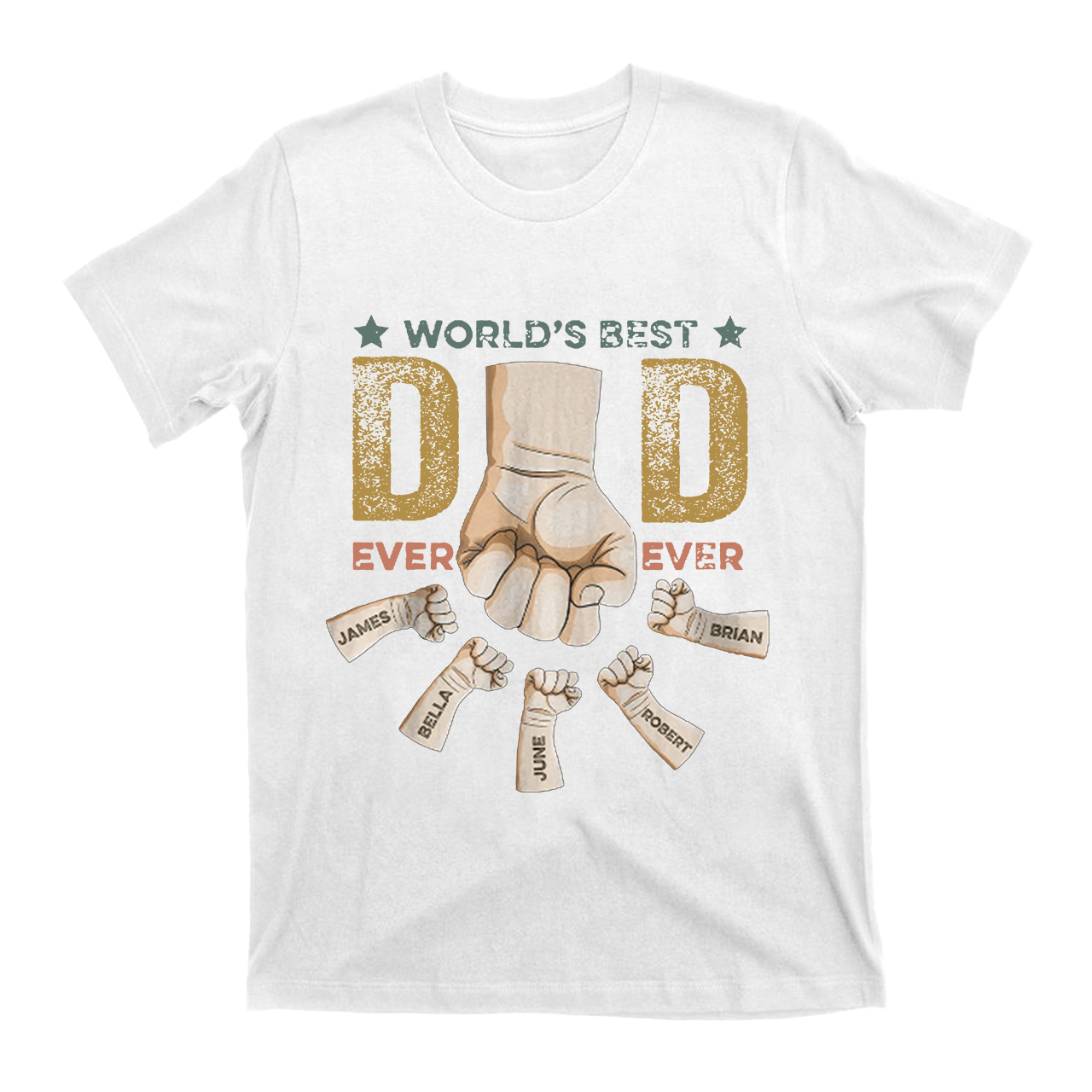 Best Dad Ever Ever PersonzalFather Funny Shirt
