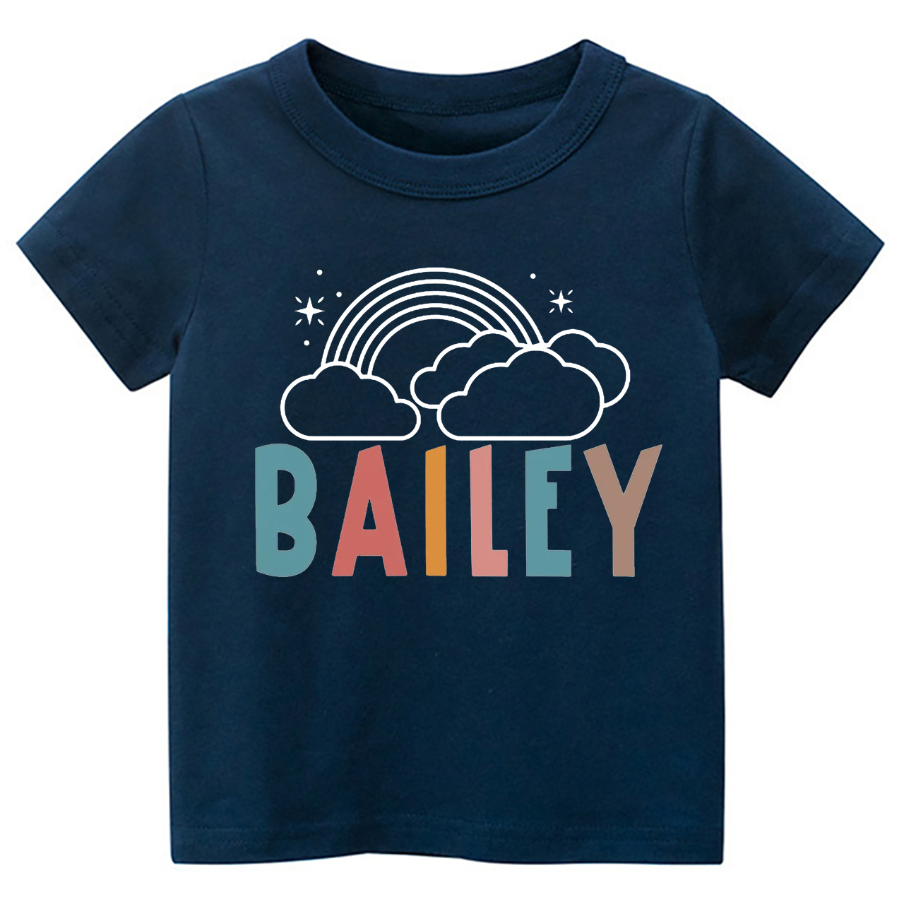 Cloud Rainbow Personalized Toddler Shirts