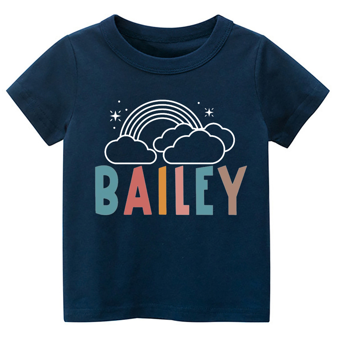 Cloud Rainbow Personalized Toddler Shirts