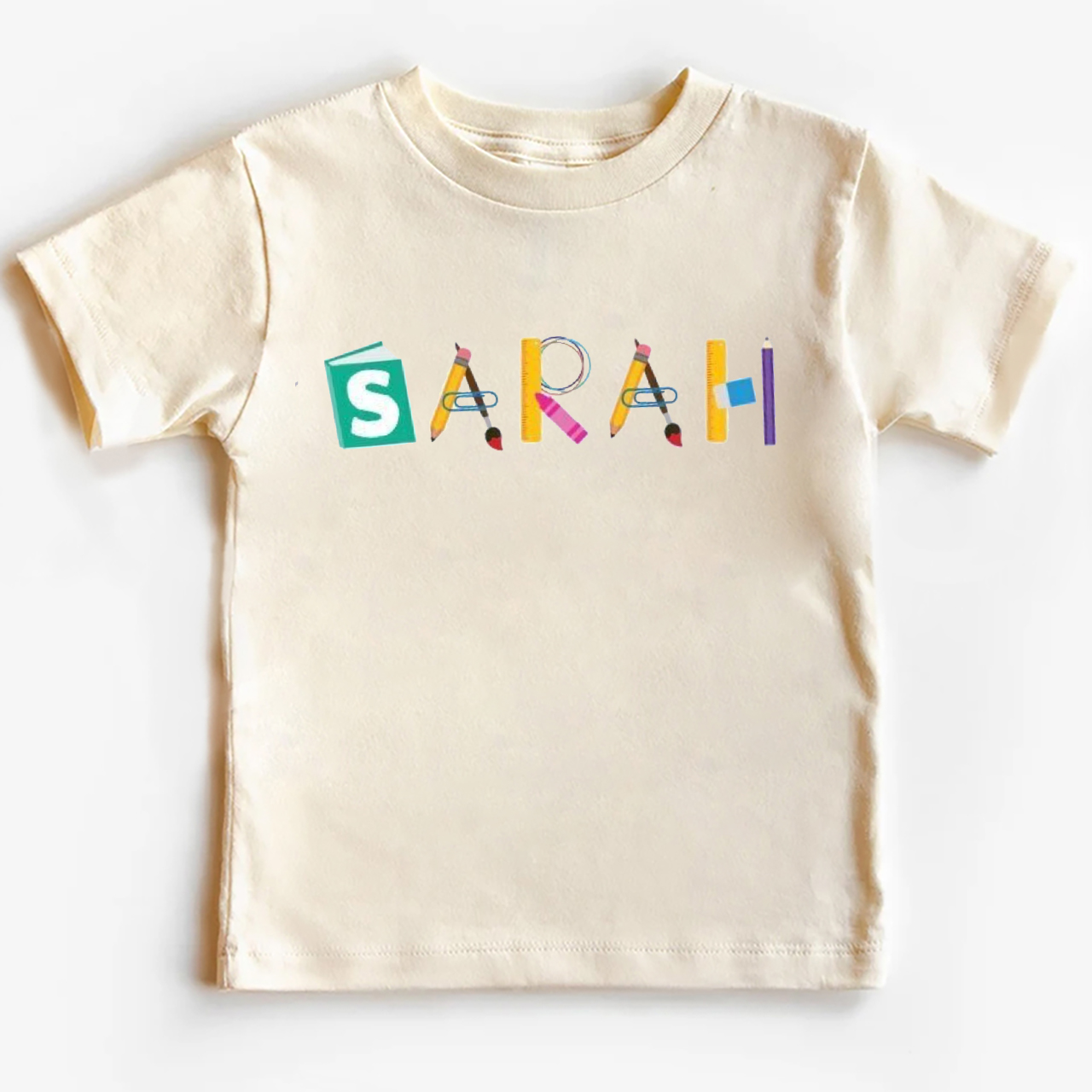 Book Pencil Personalized Back To School Toddler Shirts