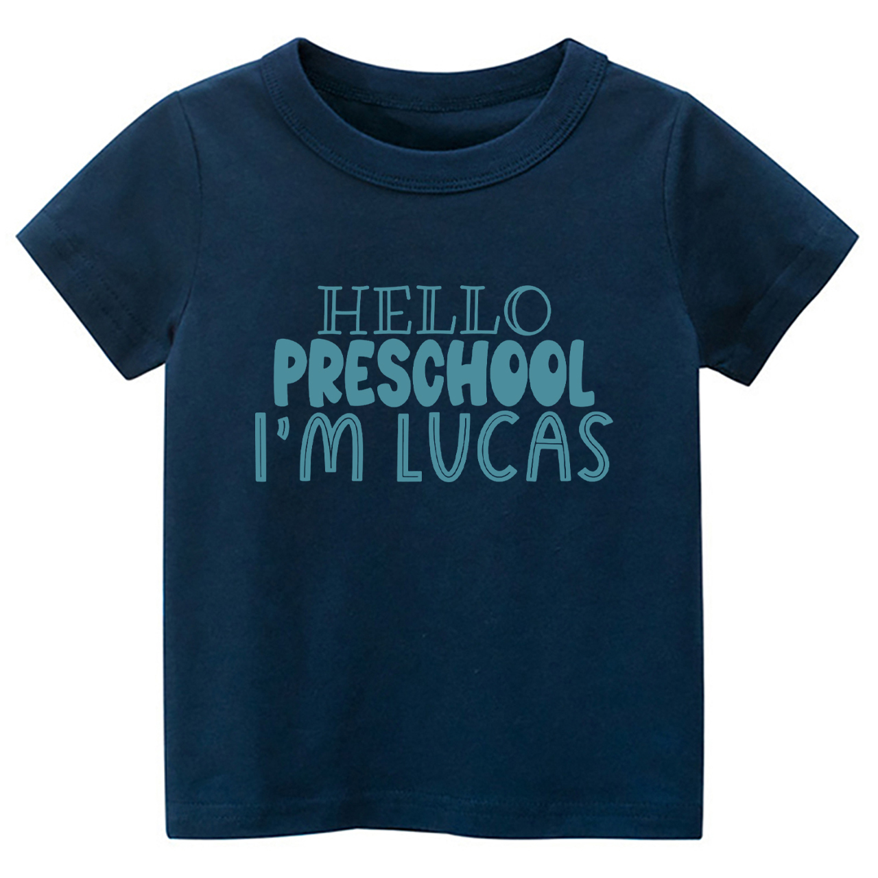 Personalized Hello Preschool Back To School Toddler Shirts