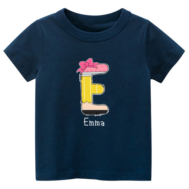Custom Name Back To School Toddler Shirts