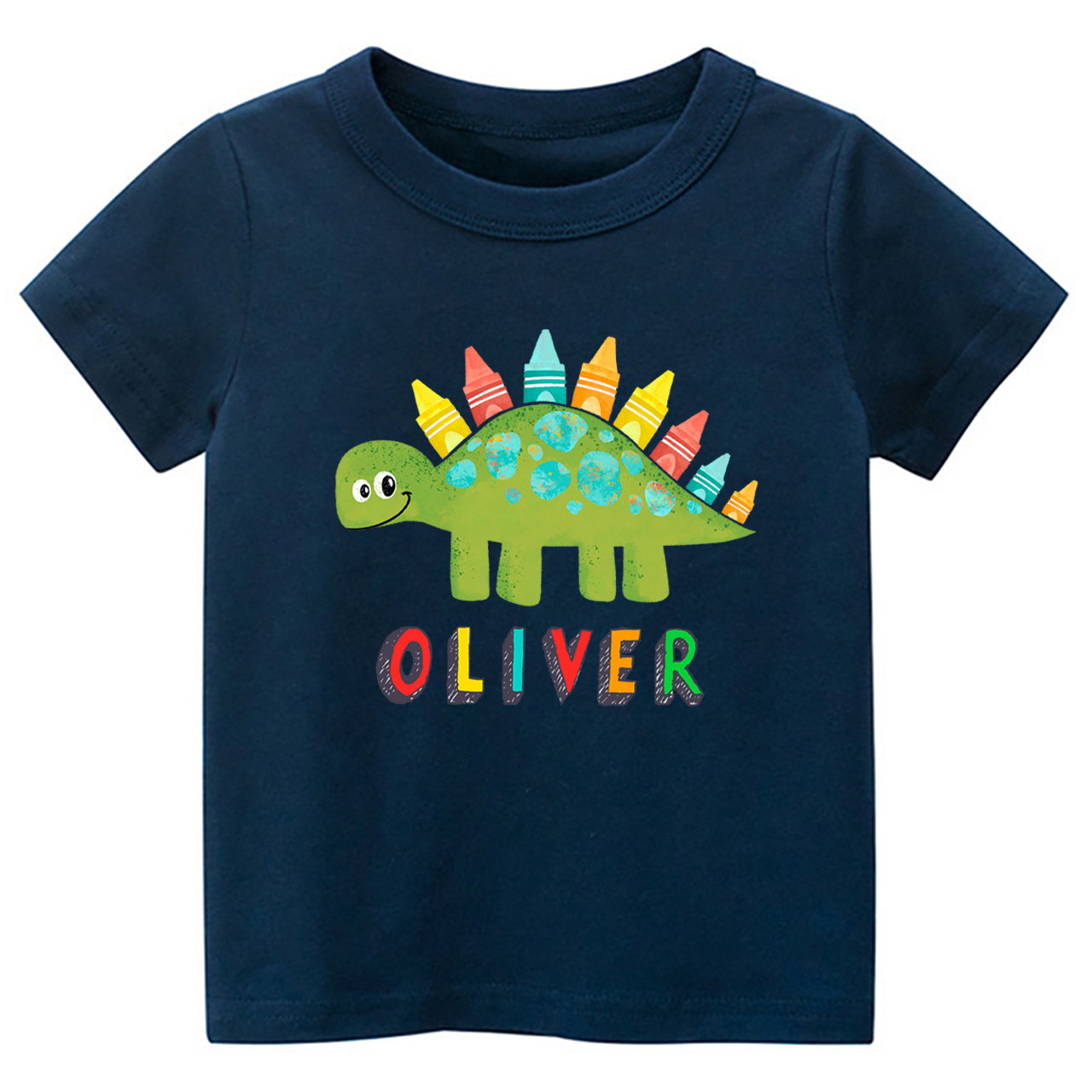 Personalized Stegosaur Back To School Toddler Shirts