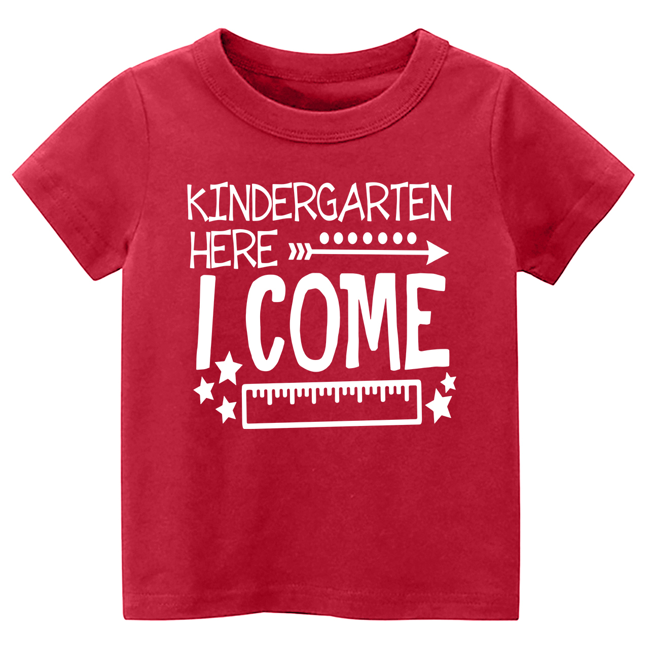 Kindergarten Here I Come Back To School Toddler Shirts