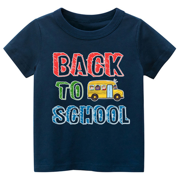 Get On The School Bus Back to School Kids Shirts