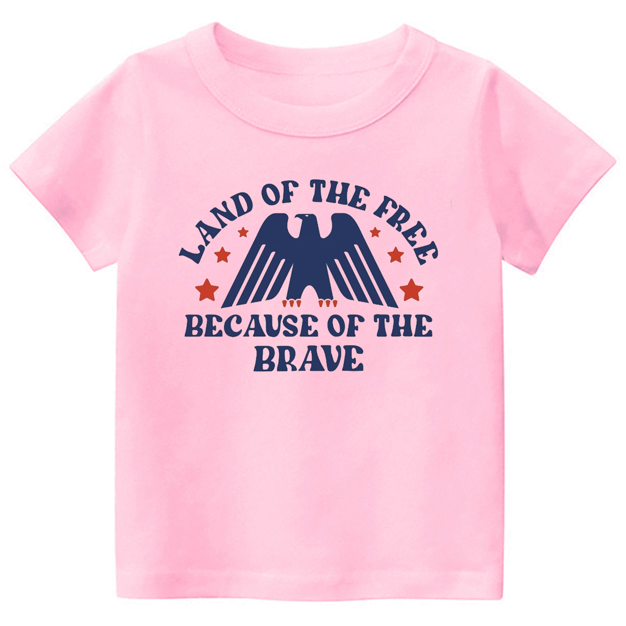 Land Of The Free Because Of The Brave Toddler Shirt