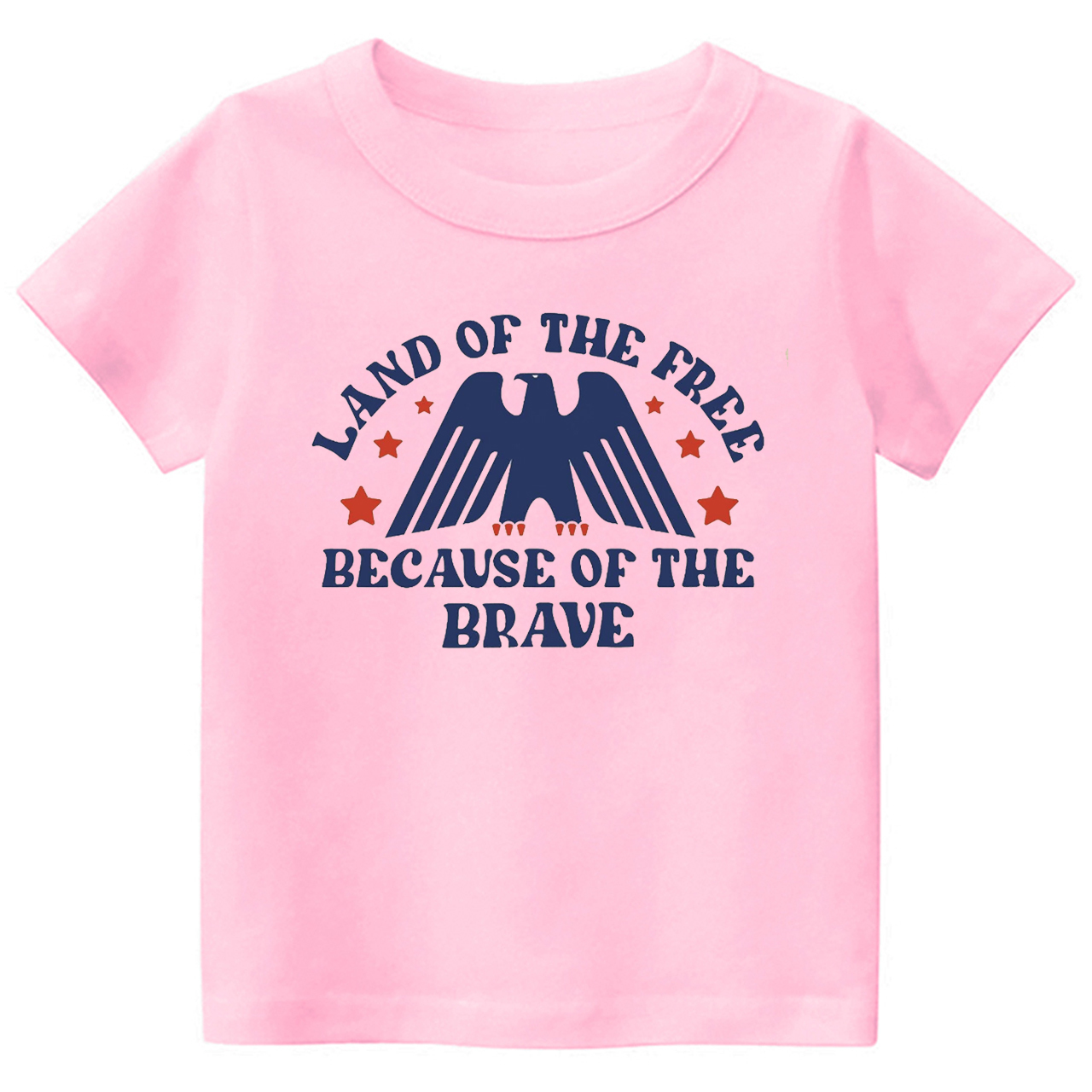 Land Of The Free Because Of The Brave Toddler Shirt