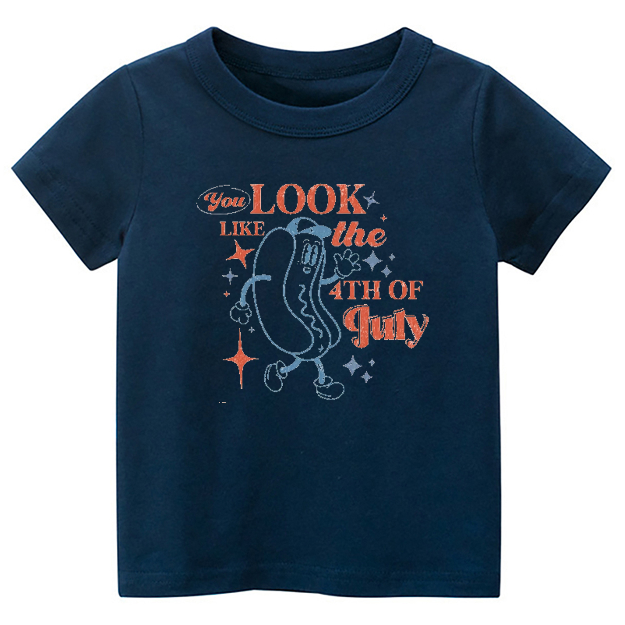 Hotdog Look Like The 4th Of July Toddler Shirt