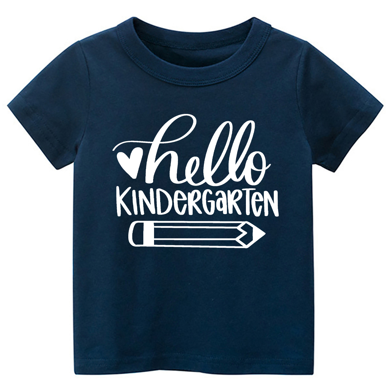 Hello Kindergarten Pencil For Students Retro Shirt