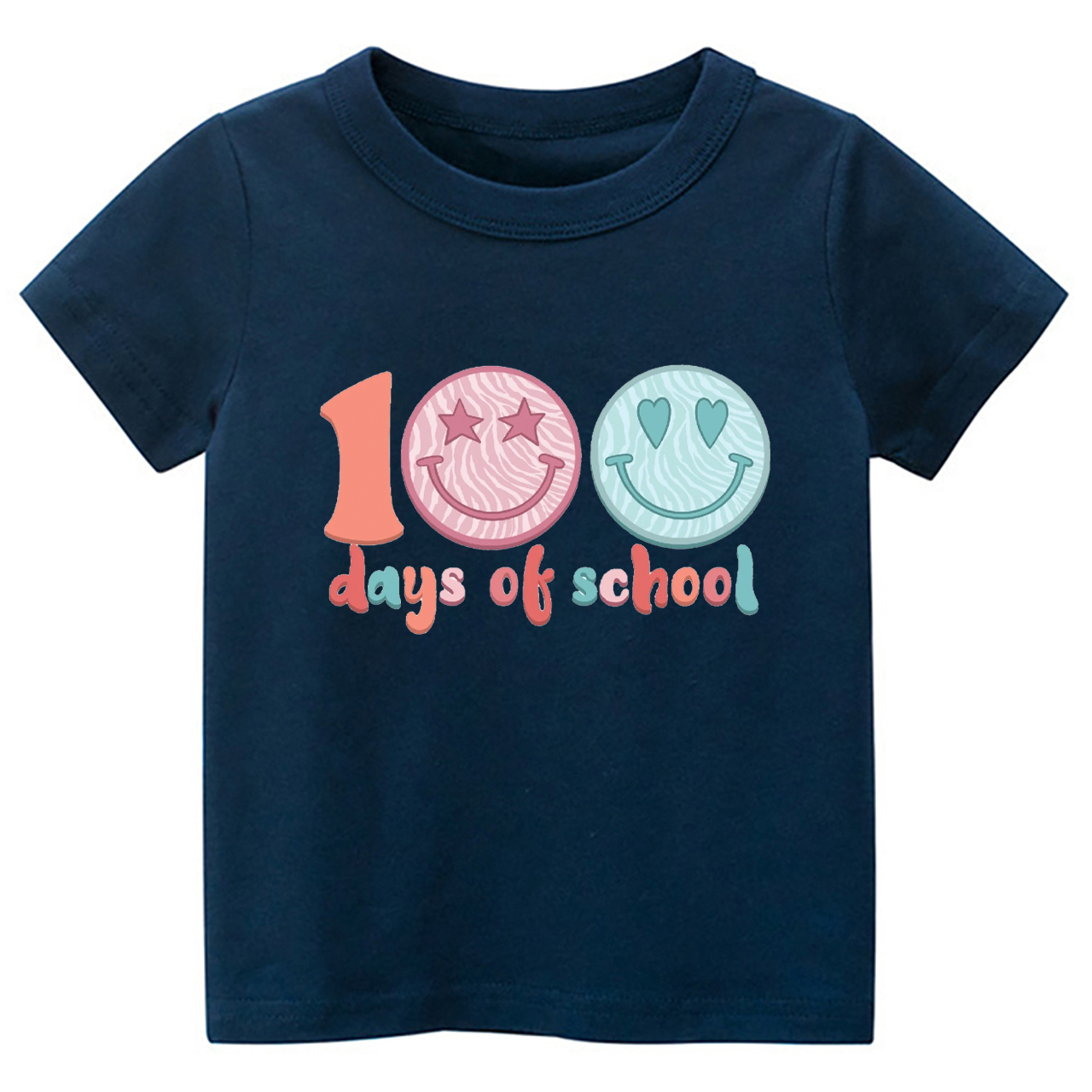 100 Days Of School Retro Kids Shirts