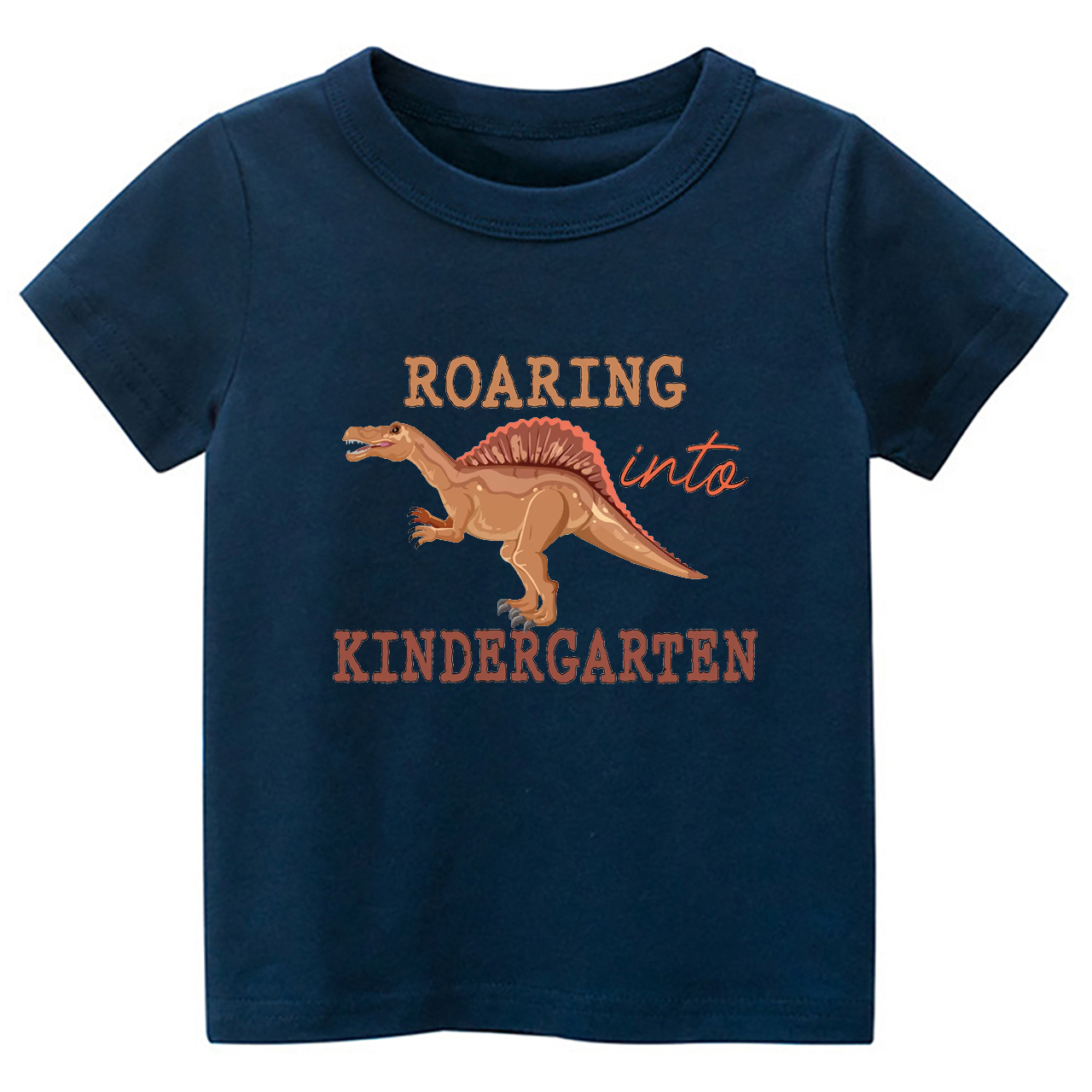 Roaring Into Kindergarten First Day Of School Kids Shirts