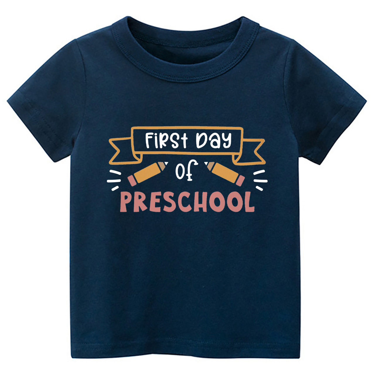 Personalized Hello Preschool Yellow Pens Kids Shirts