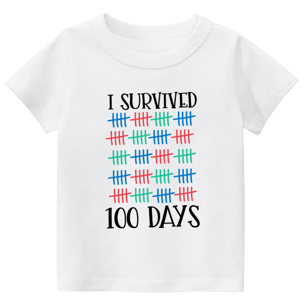 I Survived 100 Days Of School T-Shirt