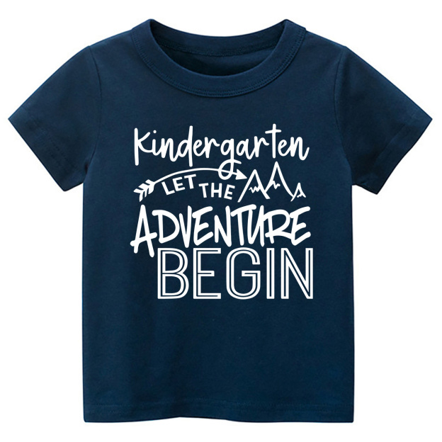 Rainbow Hello Kindergarten-School Shirt For Kids