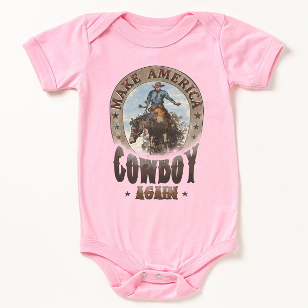 Make America Cowboy Again Bodysuit For Baby