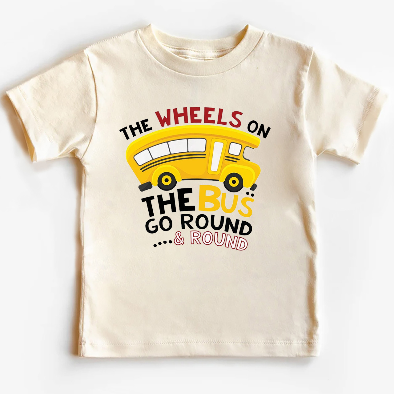 The WHEELS On The BUS Kids Shirt
