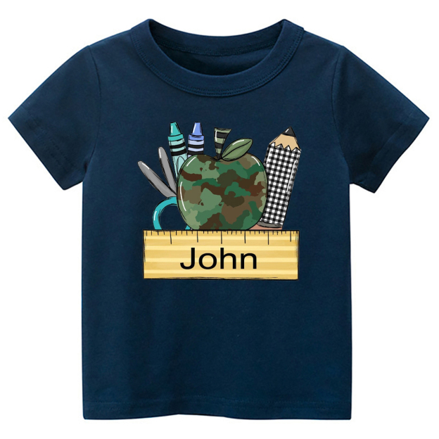 Personalized Ruler Name Kids Shirts