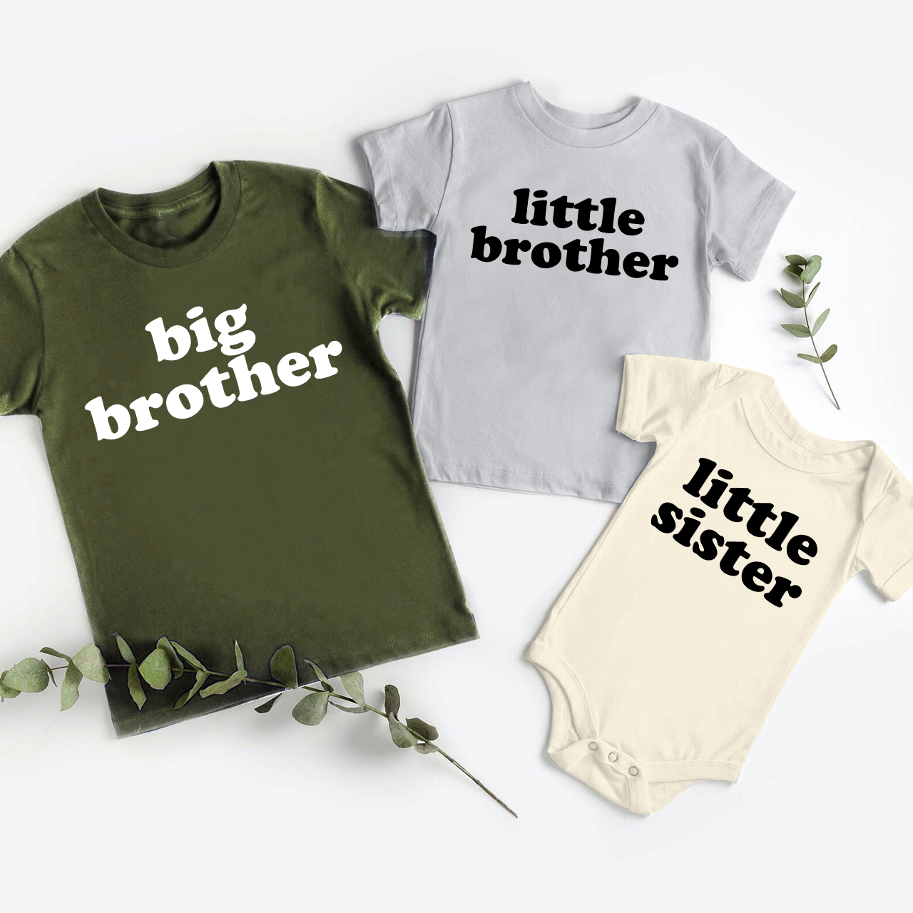 Brother&Sister Siblings Family Matching Tees