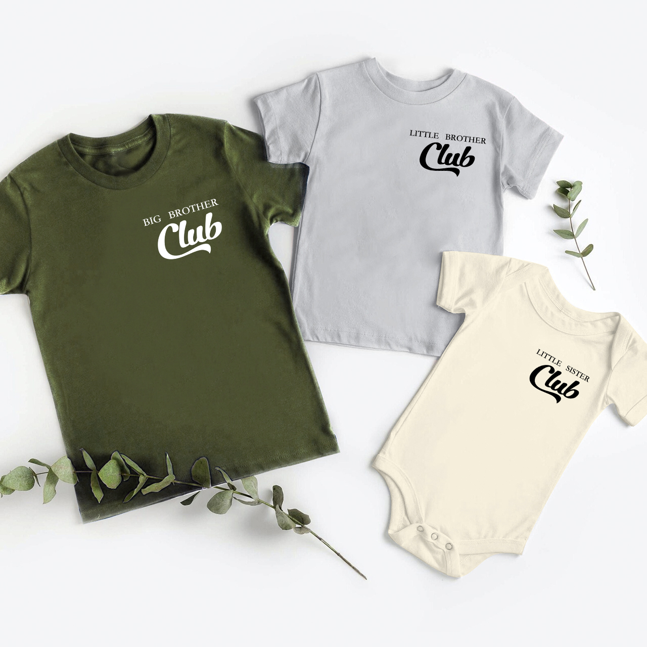 Big Brother Club Tees For Sibling