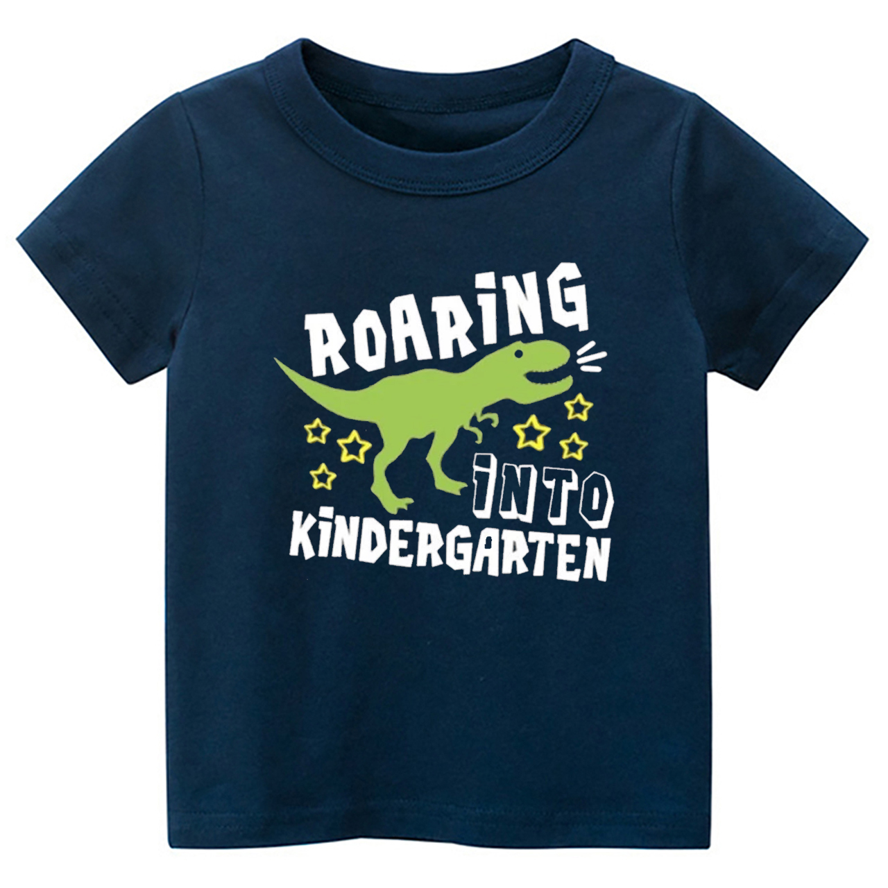 Roaring Into Kindergarten Back To School Kids Shirts