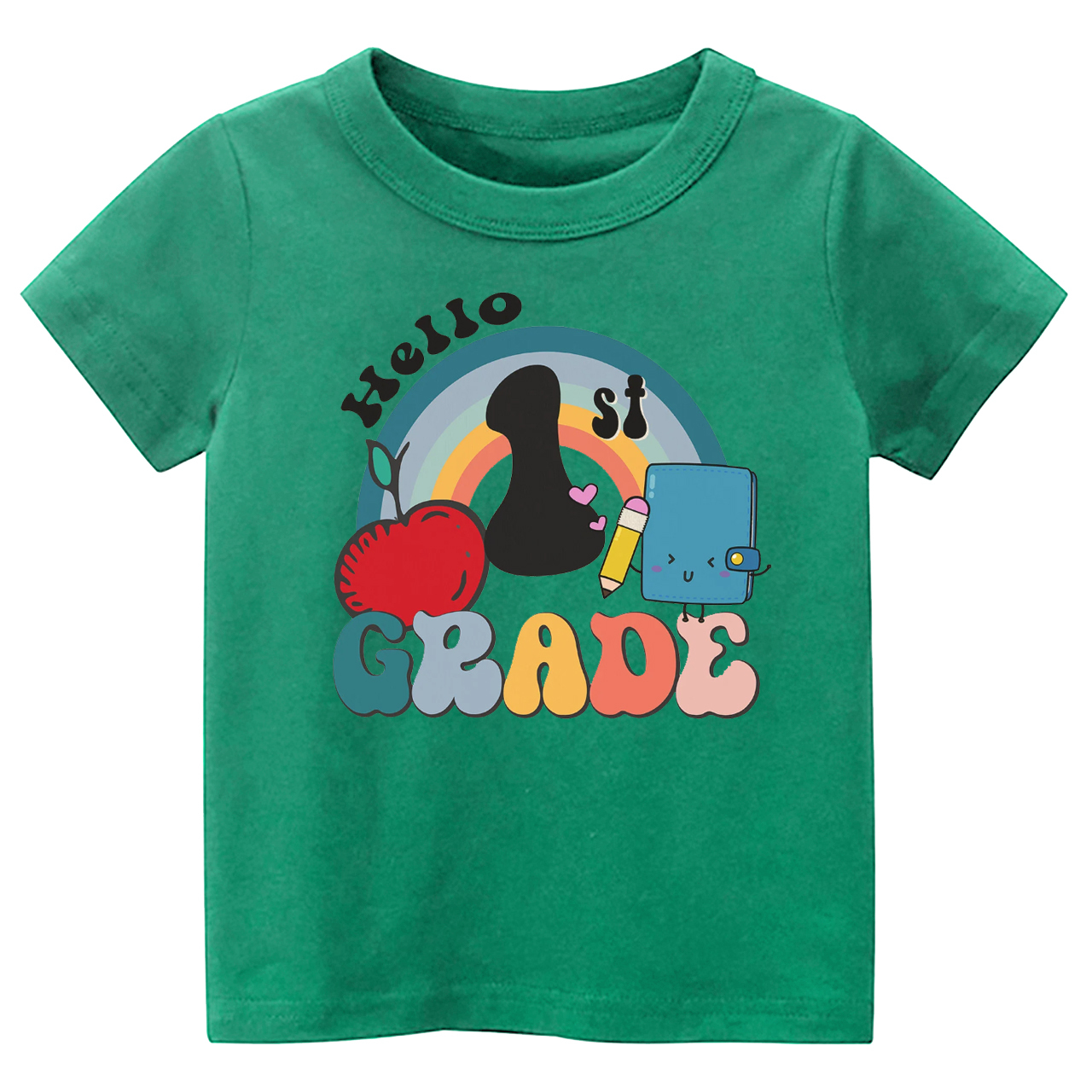 Personalized Hello XX Grade Back To School Kids Shirts