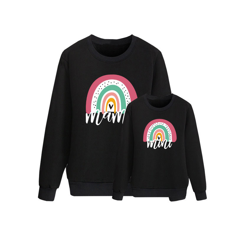 Mama Mini Rainbow Matching Sweatshirt